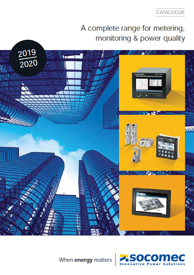 Socomec brochure - metering, monitoring & power quality