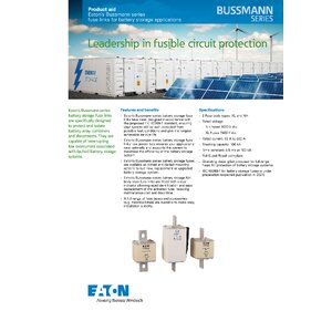 Bussmann Battery Storage Fuse Links
