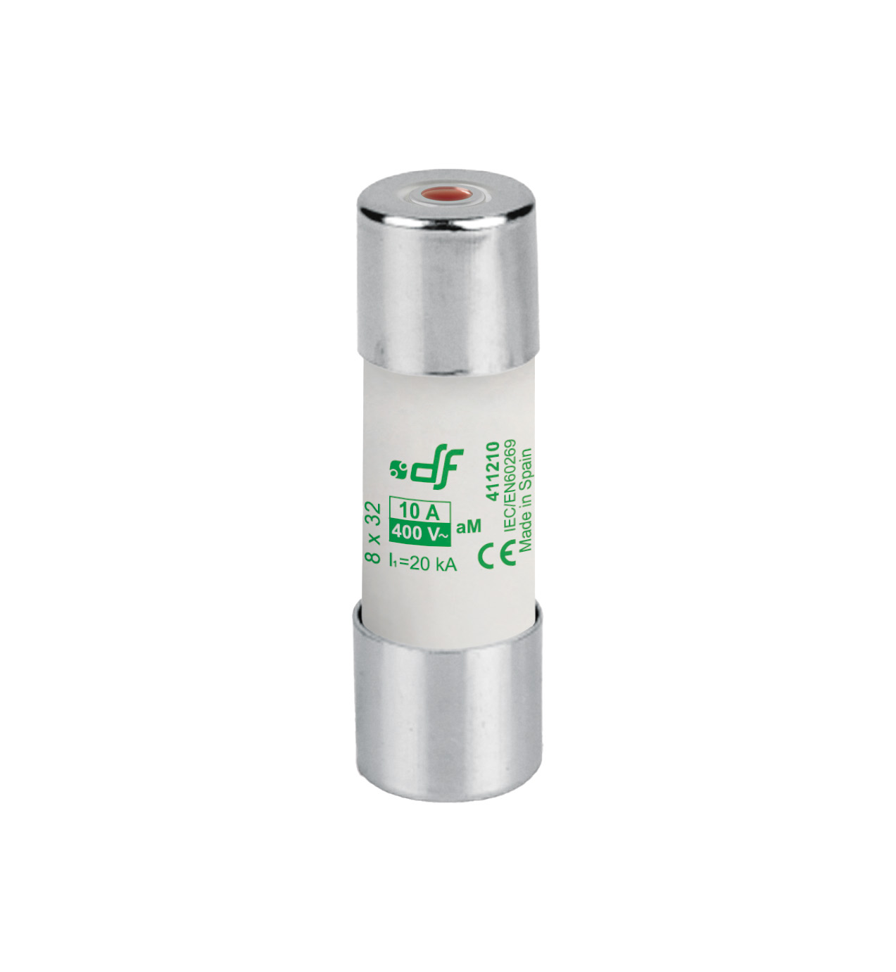  Cylindrical fuses aM 8x32 with indicator