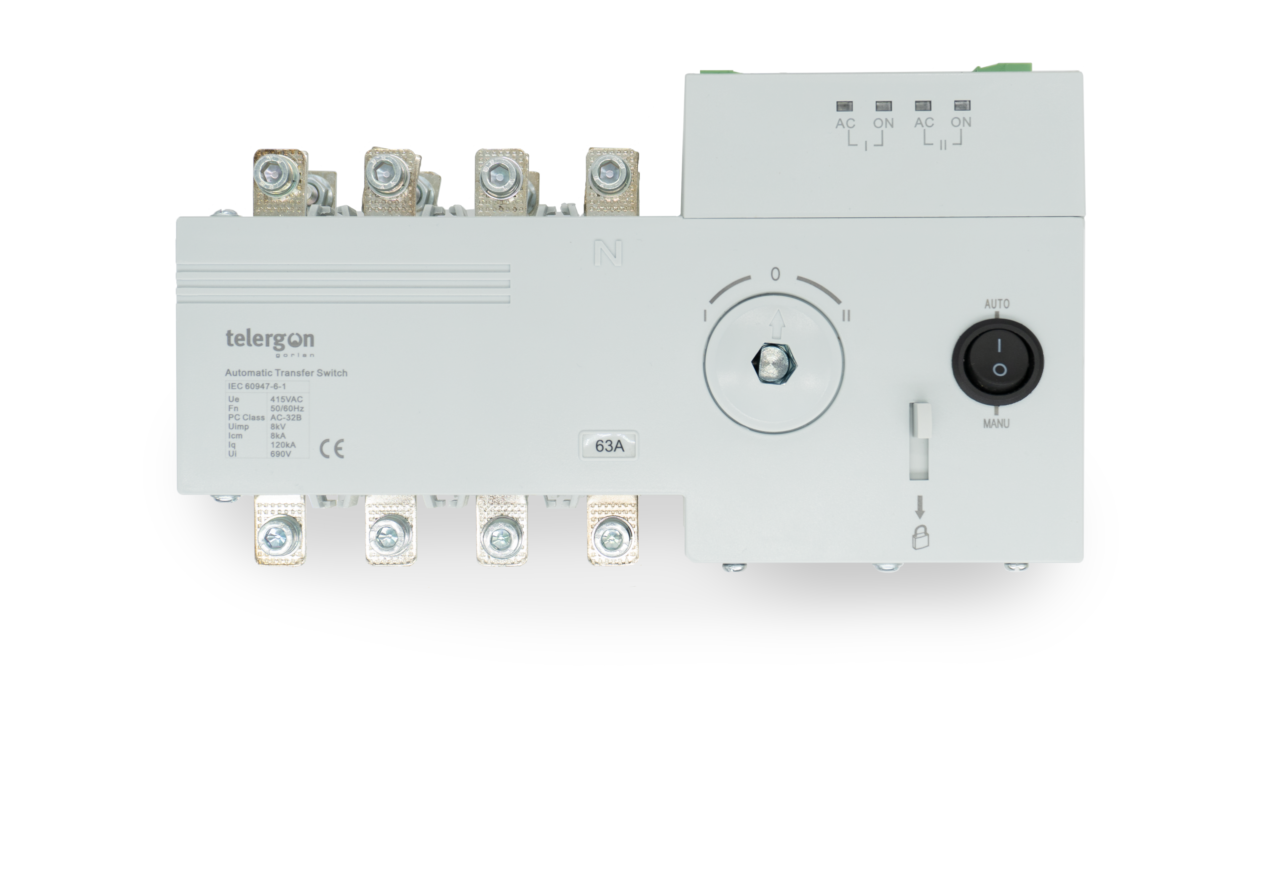 Automatisk overførsel (C) - C1-SERIEN | 3P & 3P+N | 63A-630A