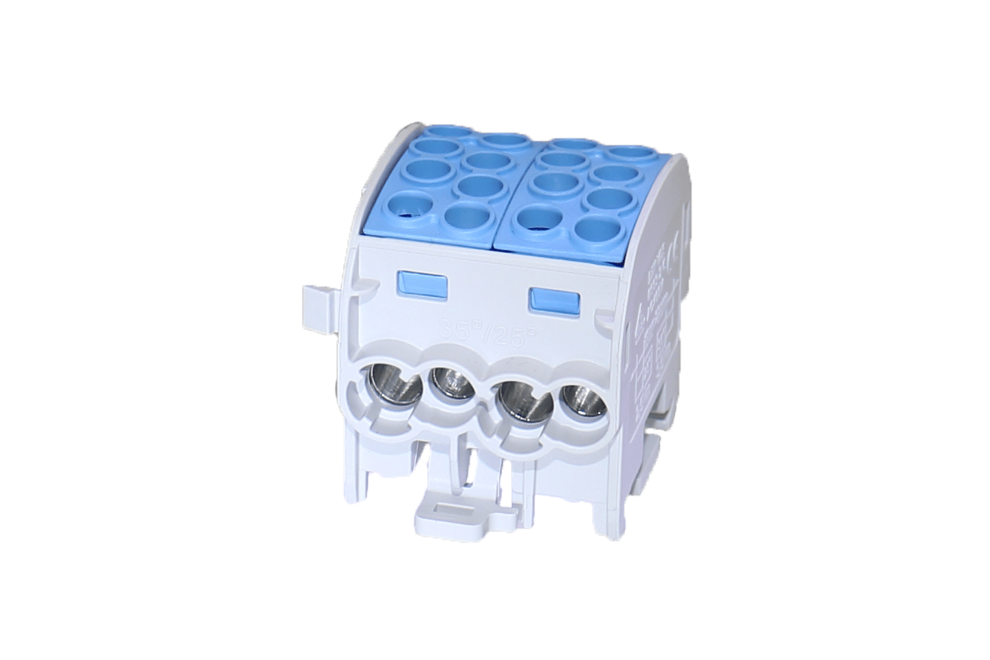 HLAK 35D 1-pole (double block) 1P Blue 4 x 35 mm² 4 x 25 mm²