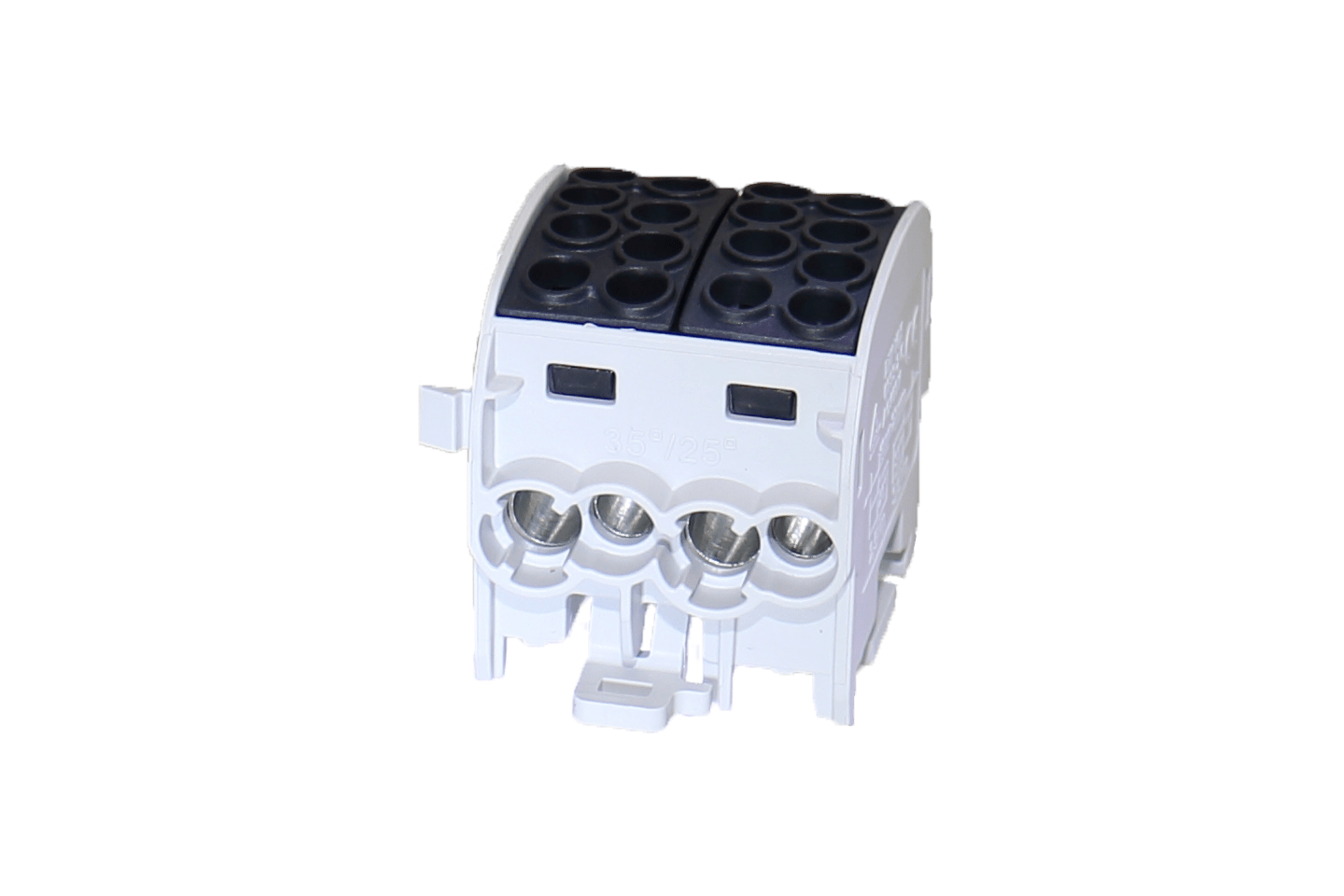 HLAK 35D 1-pole (double block) 1P Black 4 x 35 mm² 4 x 25 mm²