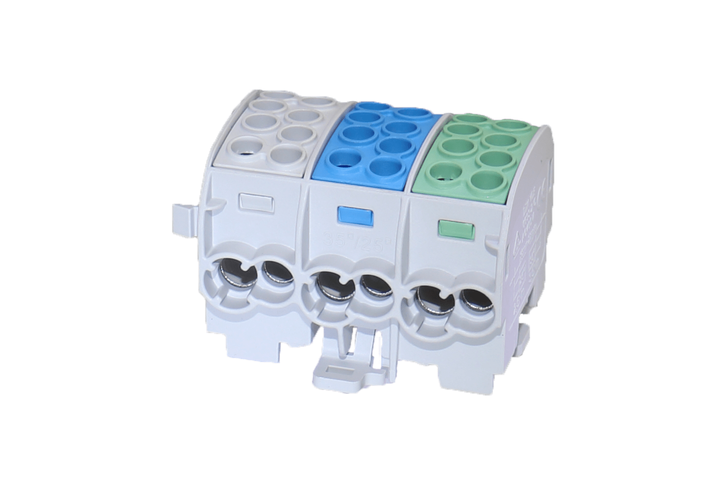 HLAK 35 3-pole 3P Grey/Blue/Green 2 x 35 mm² 2 x 25 mm²