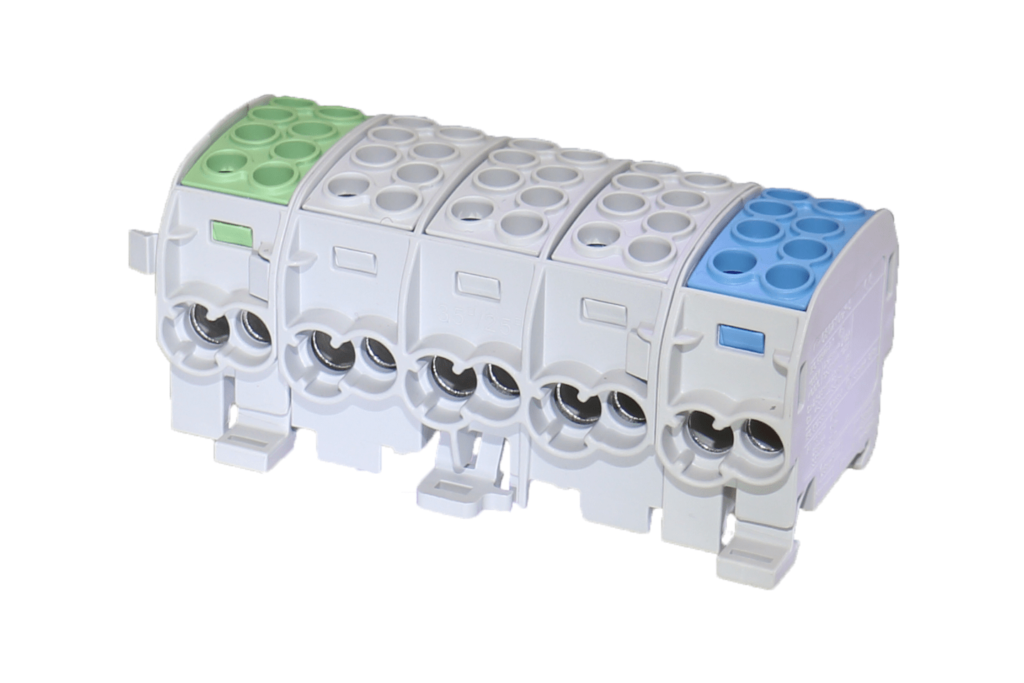 HLAK 35 5-pole 5P Green/Grey/Blue 2 x 35 mm² 2 x 25 mm²