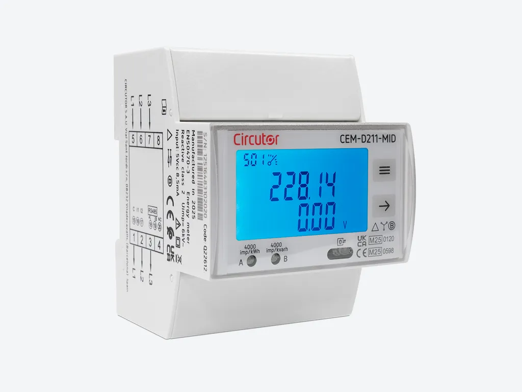 CEM-D211 -MID, Direct three-phase energy meter with MID certificate