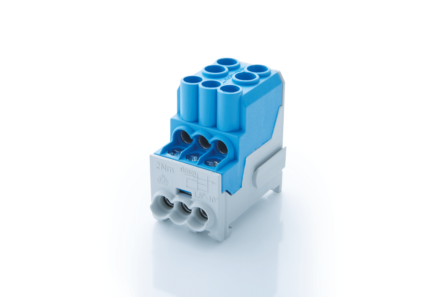 UVB 100 1-pole for AL and CU-conductors 1P Blue 2,5 mm² - 25 mm² 1,5 mm² - 10 mm²