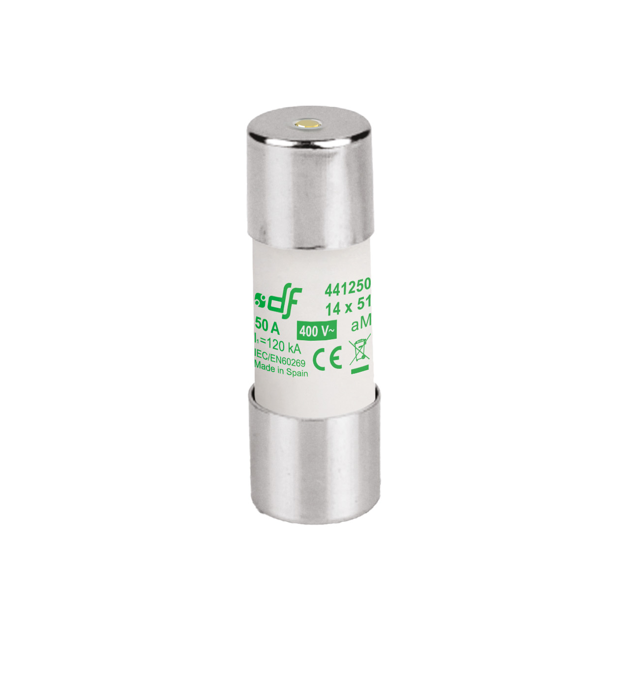  Cylindrical fuses aM 14,3X51 with indicator
