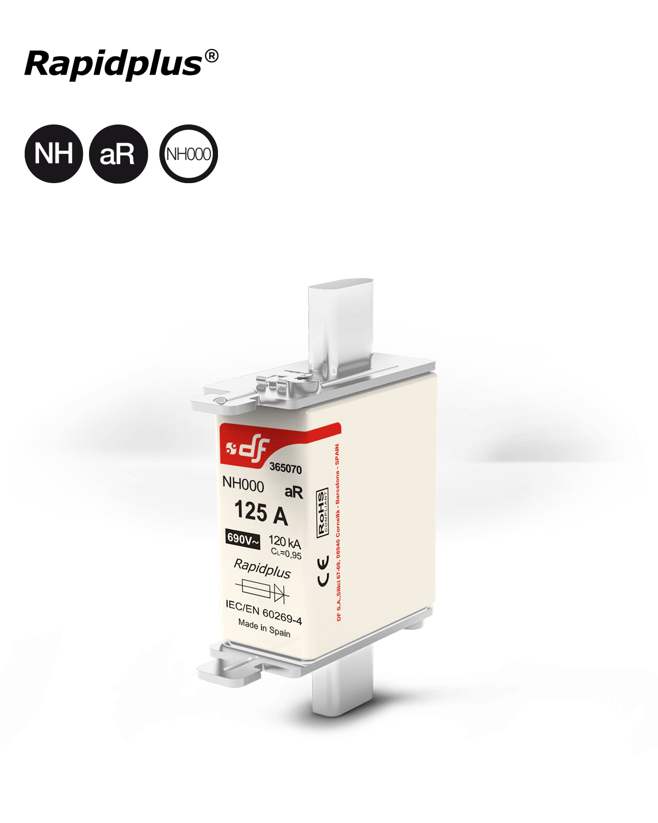 Semiconductor High Speed fuses NH000 aR  690V