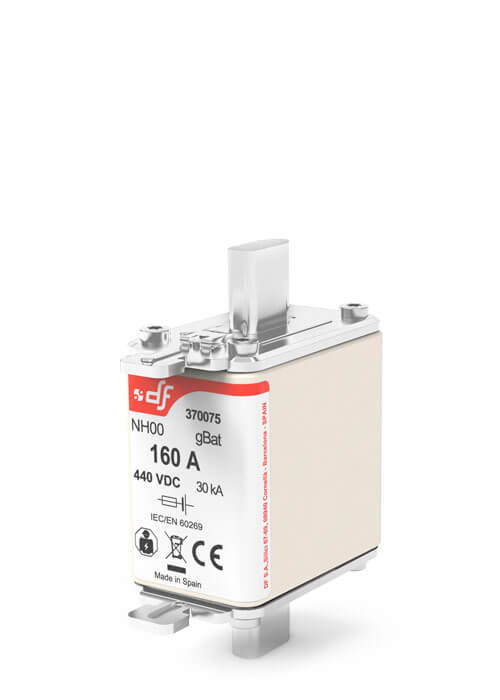  fuses NH 00 gBat 440 VDC  for battery storage protection