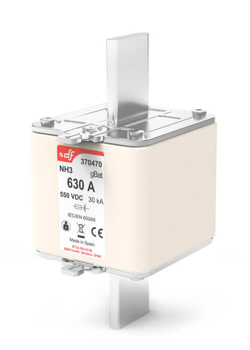  fuses NH3 gBat 550 VDC  for battery storage protection