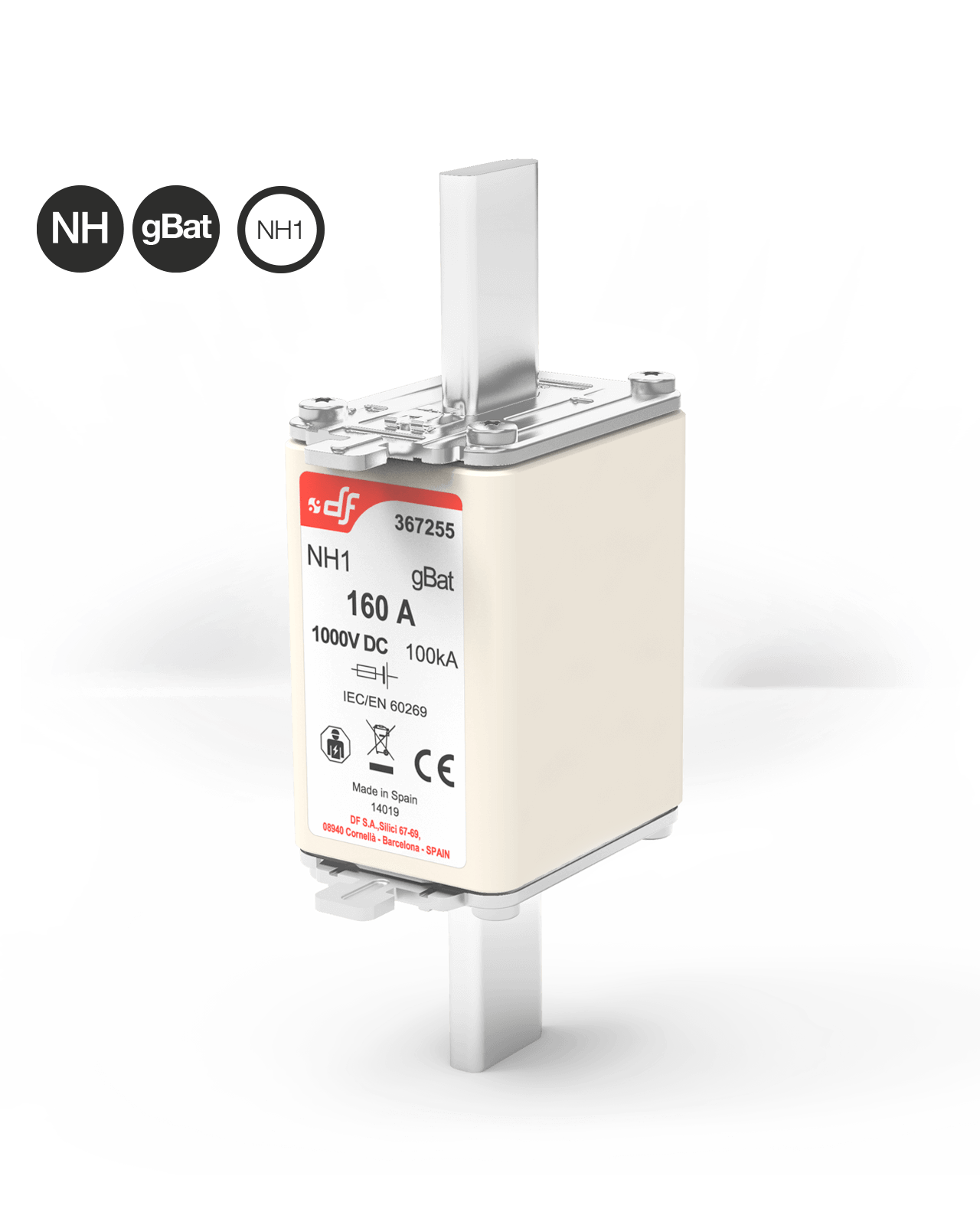 fuse NH1 gBat 1000V for battery storage protection