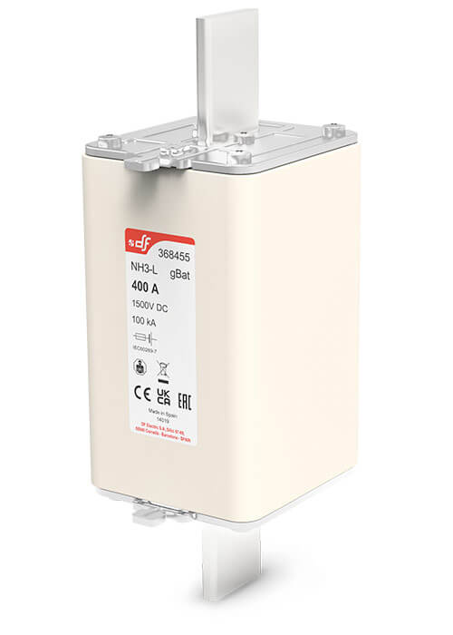 FUSE NH3-L gBat 1500V DC for battery storage protection