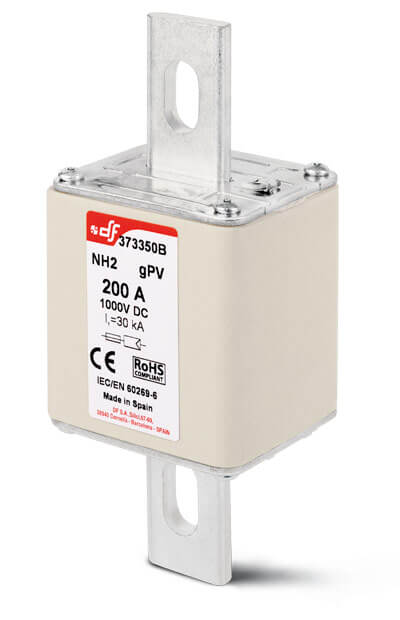 FUSES NH2 gPV 1000VDC bolted blade contact