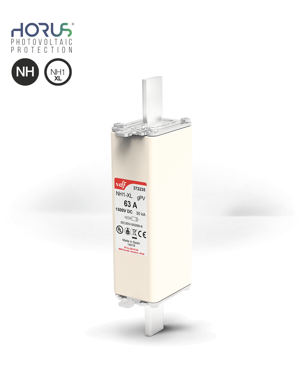FUSES NH1 XL gPV 1500 VDC