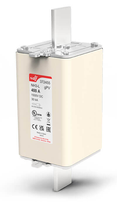 FUSES NH3 L gPV 1500 VDC