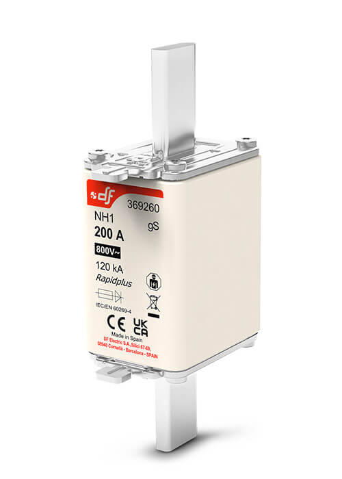 FUSE NH1 gS 800 VAC RAPIDPLUS