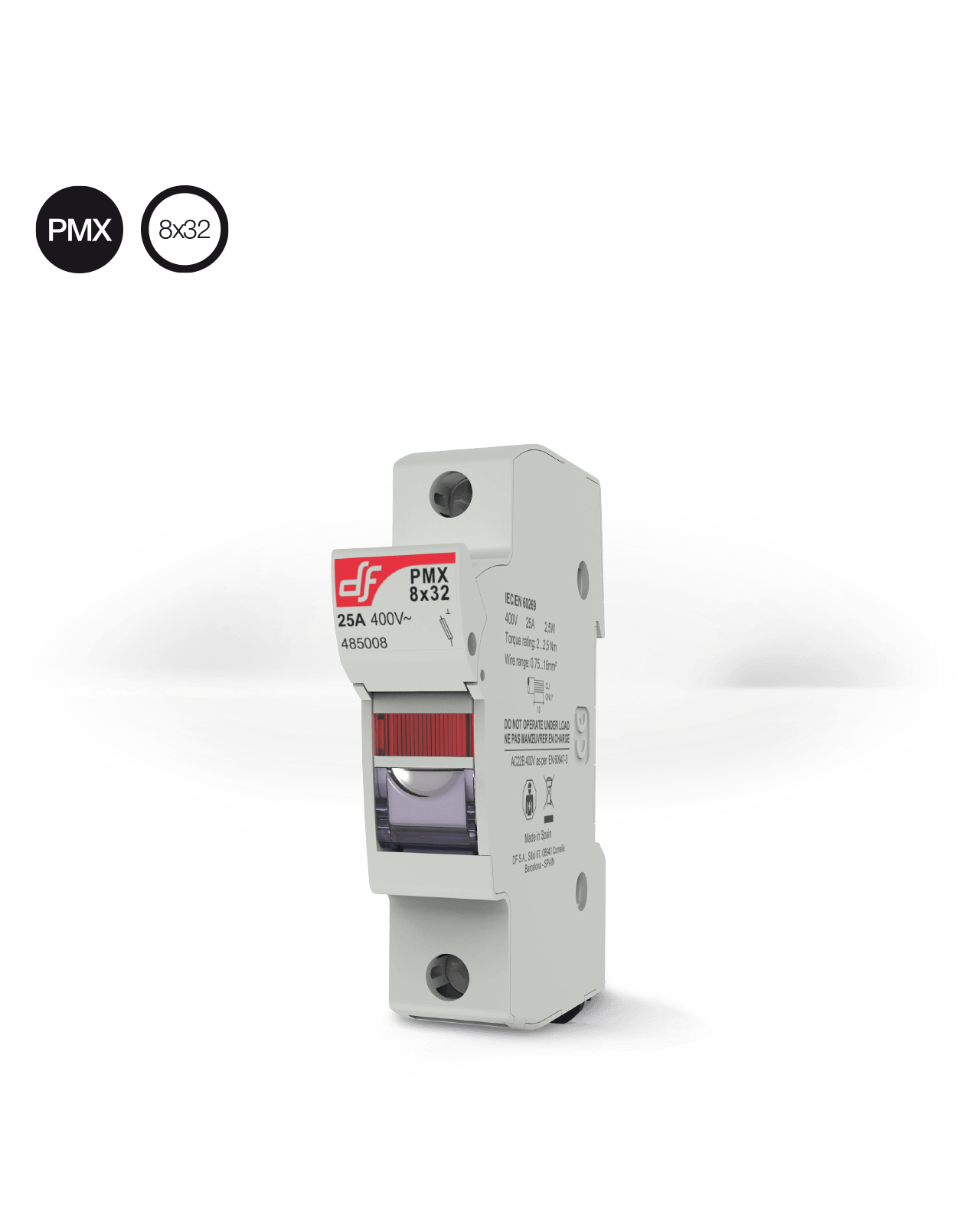  Fuse holder PMX 8x32