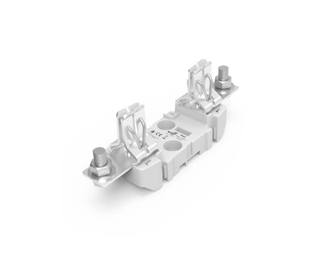 Polyester base NH 2 ST SINGLE POLE 400 A "screw fixing"  KALEI connection IP00