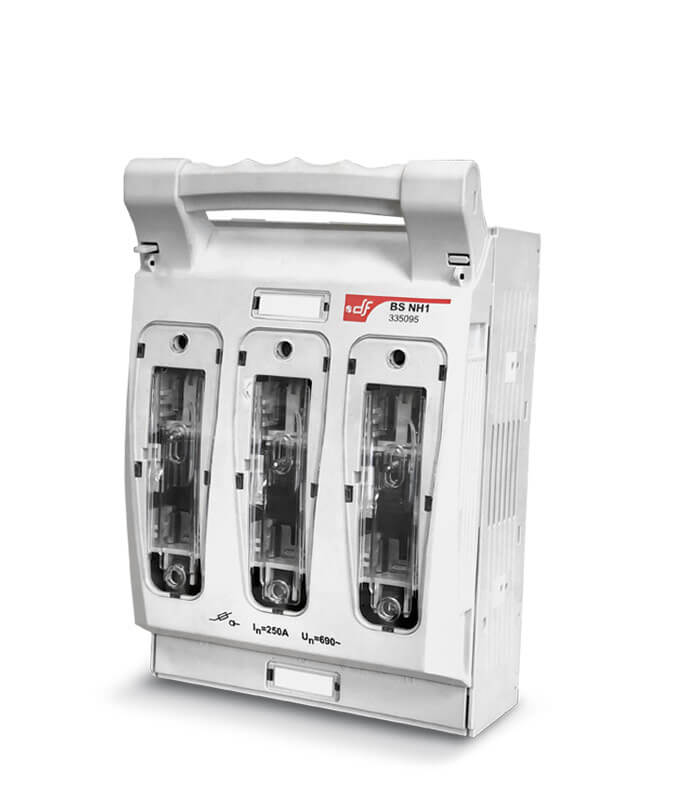 FUSE DISCONNECTORS FOR PANEL MOUNTING NH  1 250A (M10 screw connection)
