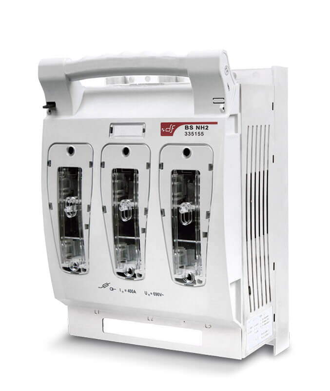 FUSE DISCONNECTORS FOR PANEL MOUNTING NH  2 400A (M10 screw connection)