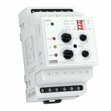 Power factor monitoring relay COS-2/230V