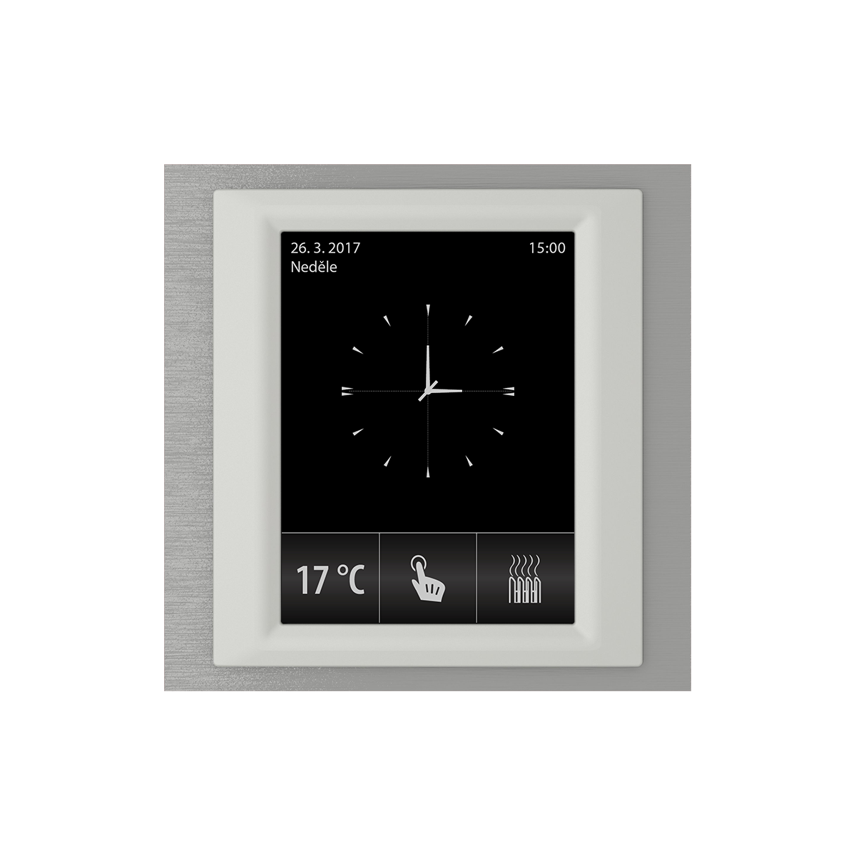 Wireless touch unit - surface mounted RF Touch-W_ white/dark grey/dark grey
