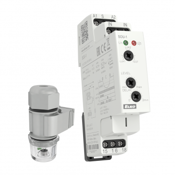 Twilight switch analogue, including sensor, supply UNI SOU-1/230V + fotosenzor SKS