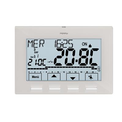 NEXT SERIES MENU DRIVEN WEEKLY DIGITAL PROGRAMMABLE THERMOSTAT 230V WHITE COLOR