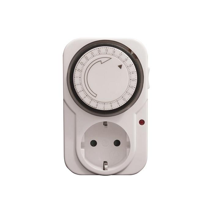 DAILY TIME SWITCH, PLUG/SOCKET SHUKO 16A