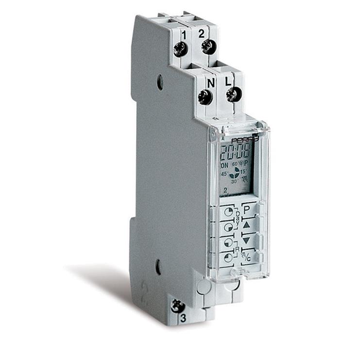 DIGITAL WEEKLY TIME SWITCH WITH AUTOMATIC STANDARD TIME/DAYLIGHT SAVING TIME CHANGE 1 DIN