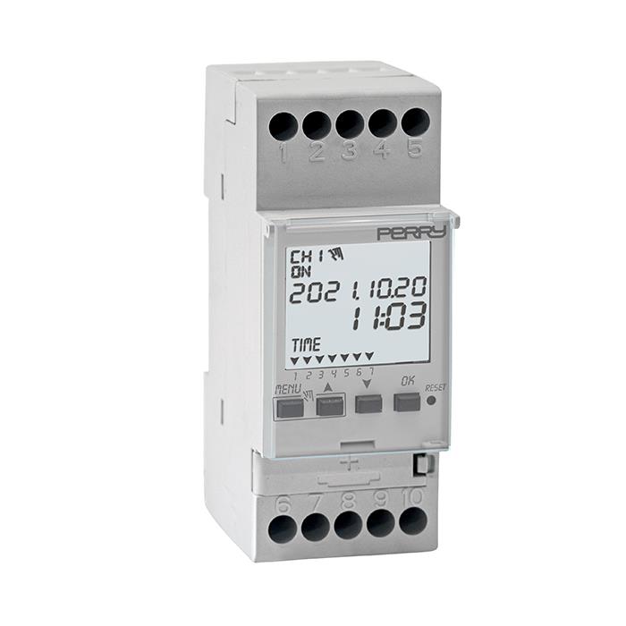 WEEKLY DIGITAL TIME SWITCH AUTOMATIC STANDARD TIME/DAYLIGHT 1 CHANNEL