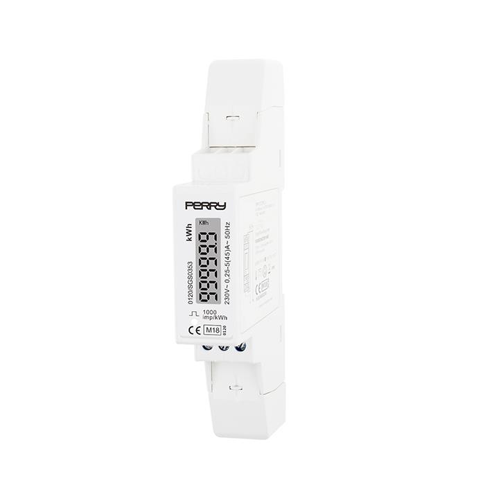 SINGLE-PHASE ENERGY COUNTER 1 DIN MID CERTIFIED