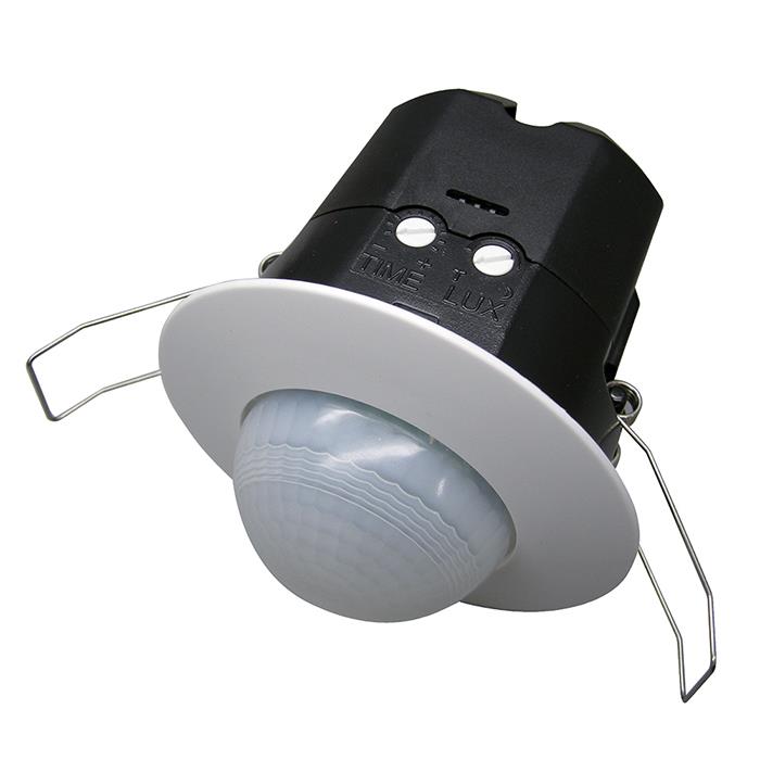INFRARED MOVEMENT DETECTOR TO BE RECESSED IN FALSE CEILINGS 360° IP20 WITH ZERO CROSSING