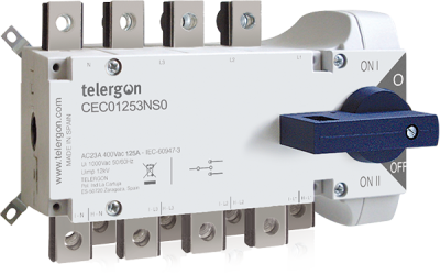 Changeover switch CEC/00 3P+N 63-125A 