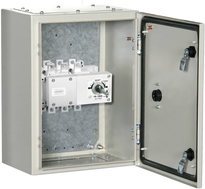 Changeover Switch in metallic enclosure S5F 3P+N 125-200A