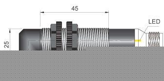 M12 90 cm Vinkel 90°