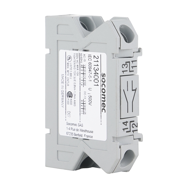 NO+NC auxiliary switch for COMO Disconnect switch