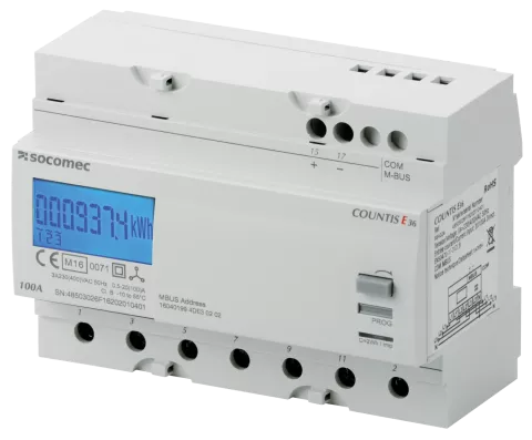 ENERGY METER COUNTIS E36 3PH 100A M-BUS MID