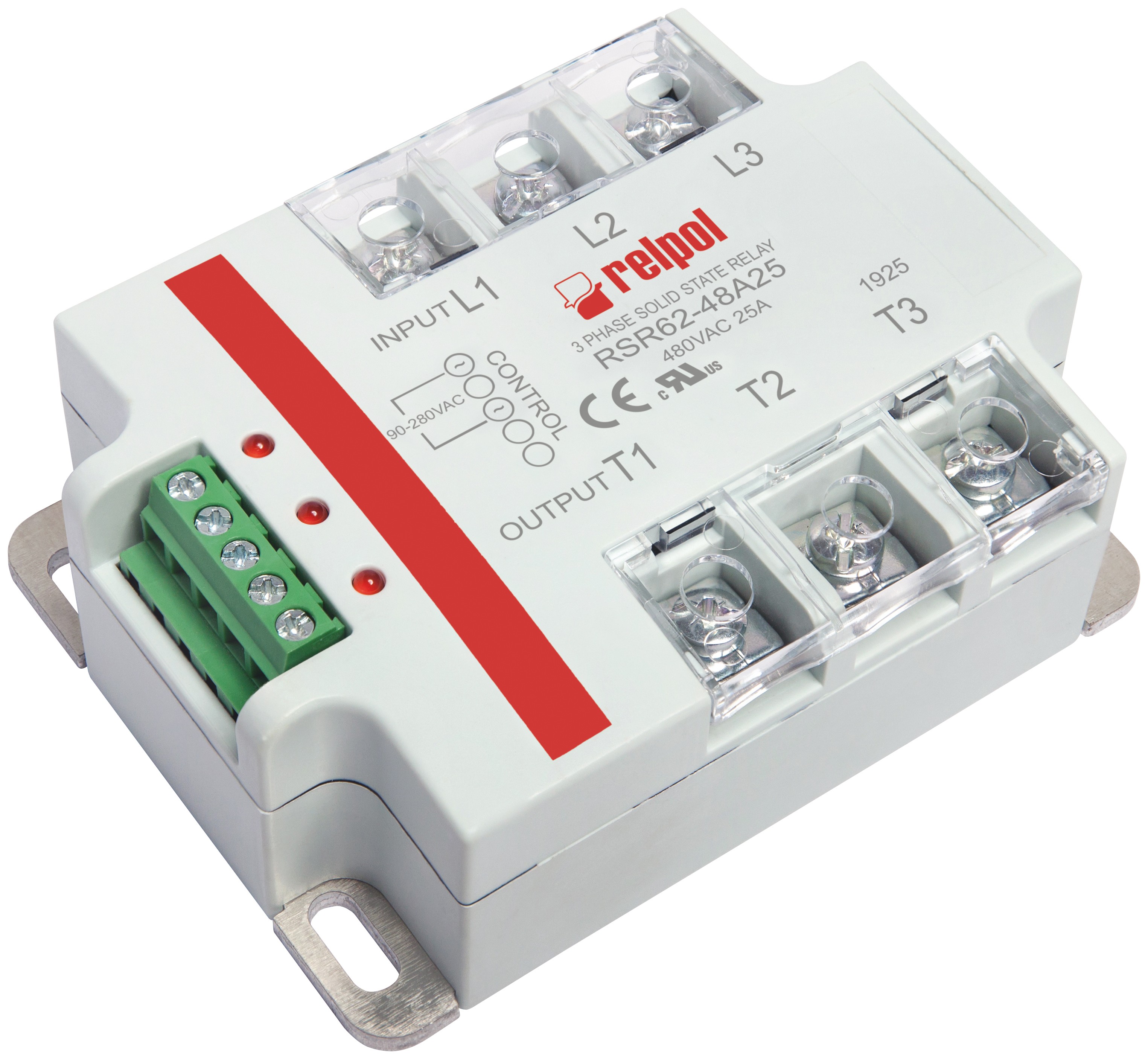 Three-phase sold state relays RSR62-60A 25-80V