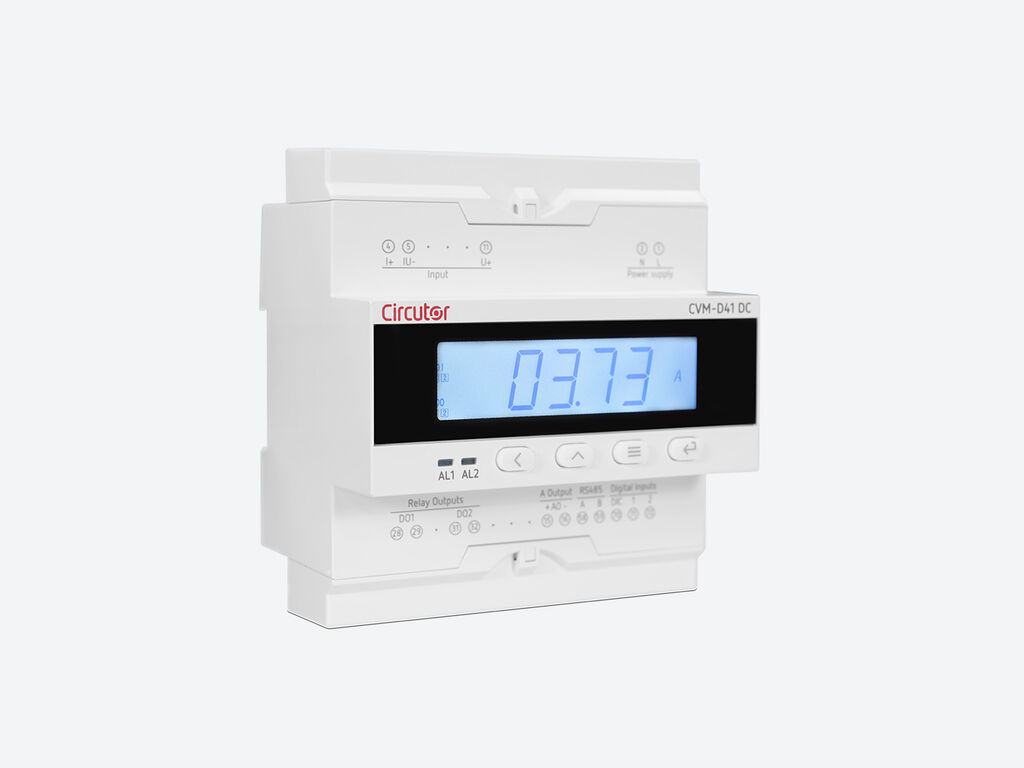 CVM-D41 DC V, Digital multimeter DIN rail, 2 output relays