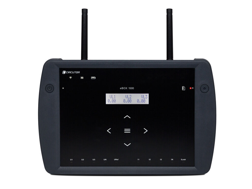 MYeBOX-1500-4G + 3 FLEX-R45, Portable power analyzer with recording of quality events and transients