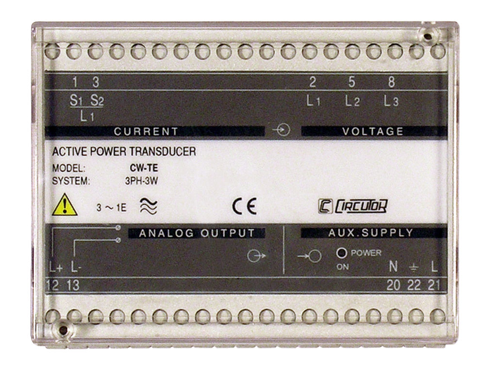 CW-TE Out2, Transducer kW