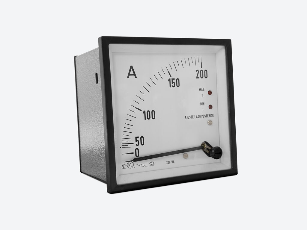 CEC96 .../5A, Ammeter with 2 relays for AC measurement, movable iron