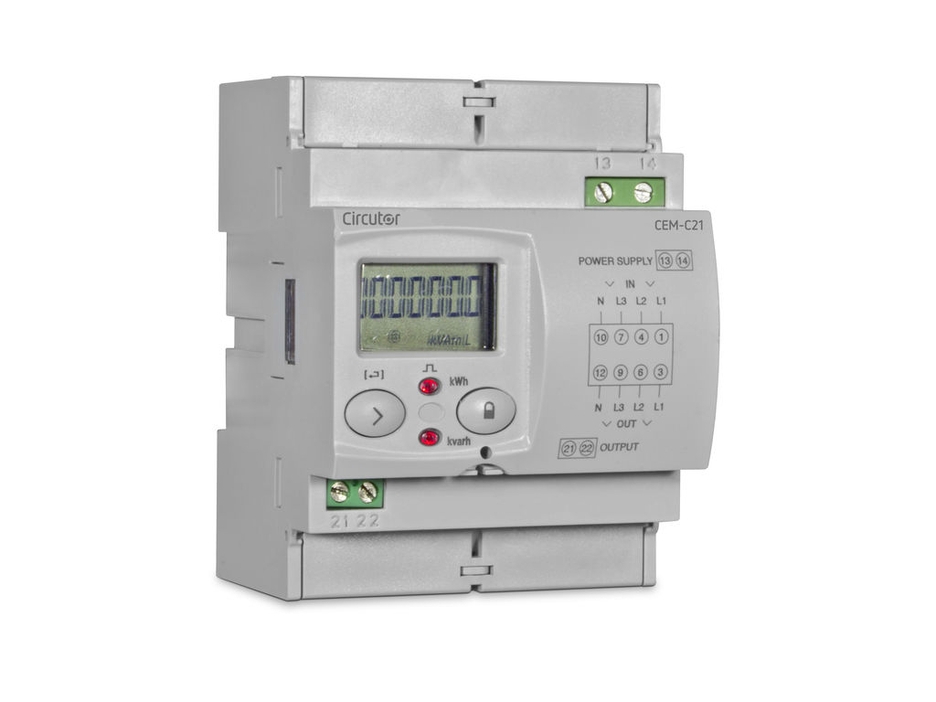 CEM-C31-485-T1-MID, Indirect three-phase energy meter with communications and MID certificate