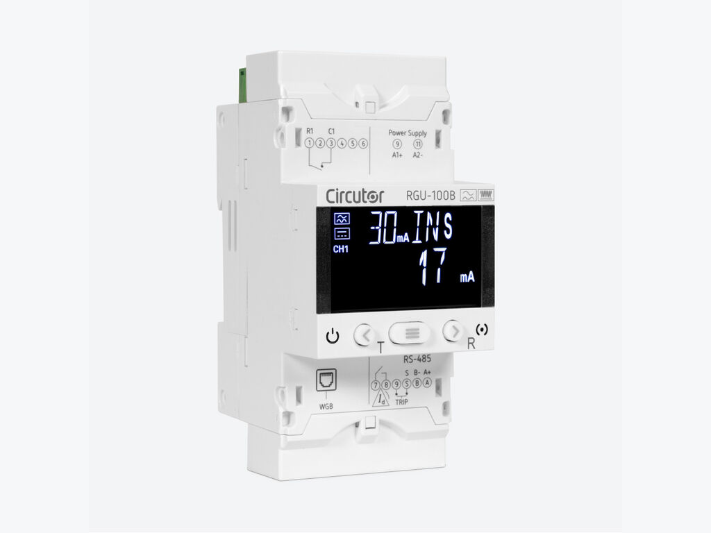 RGU-100B, Residual current monitoring relay, type B