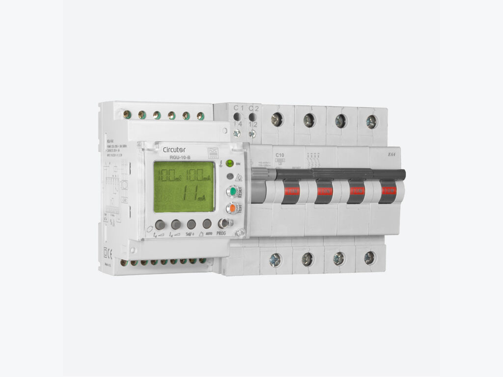 RGMD-TB-4-16-63A, residual current protection and circuit breaker protection kit, 16 A, 4 poles