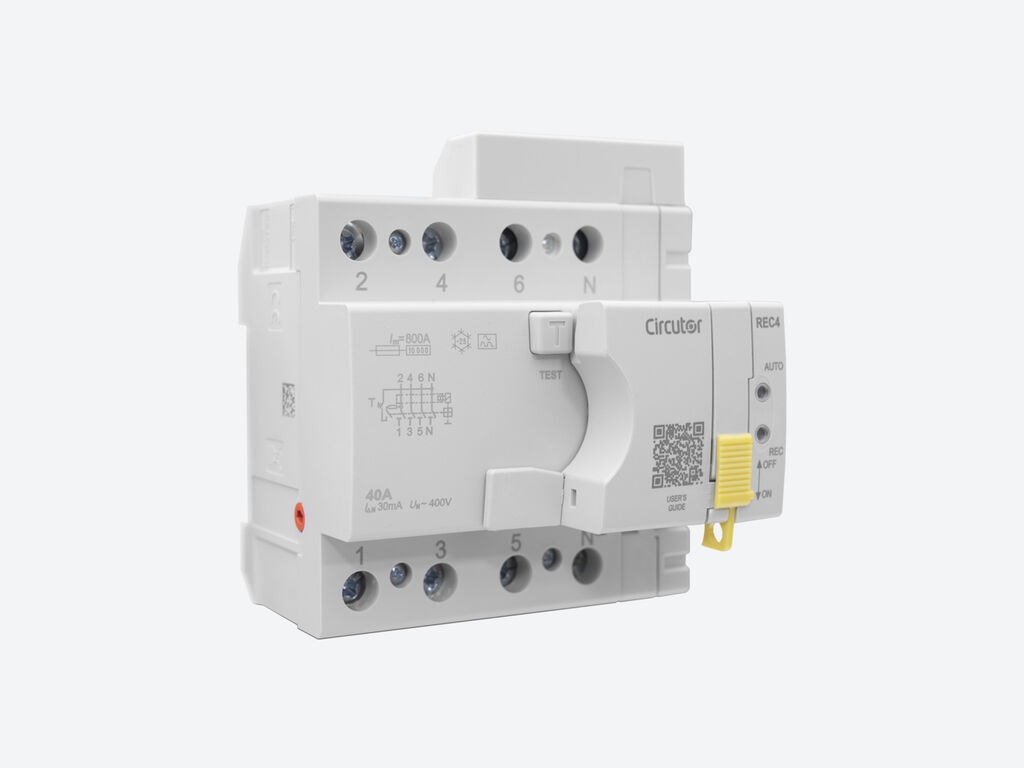 REC4-4P-63-30, RCCB with self-reclosing system, type A