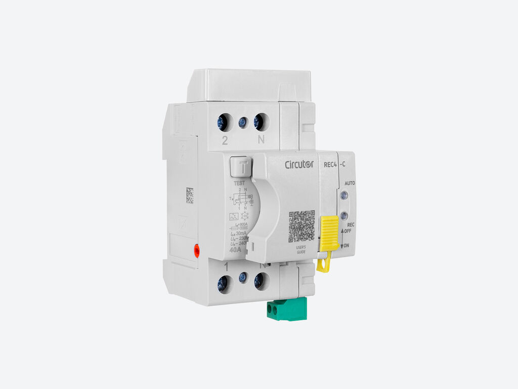 REC4-C 2P 63 30, RCCB with self-reclosing, 2 poles