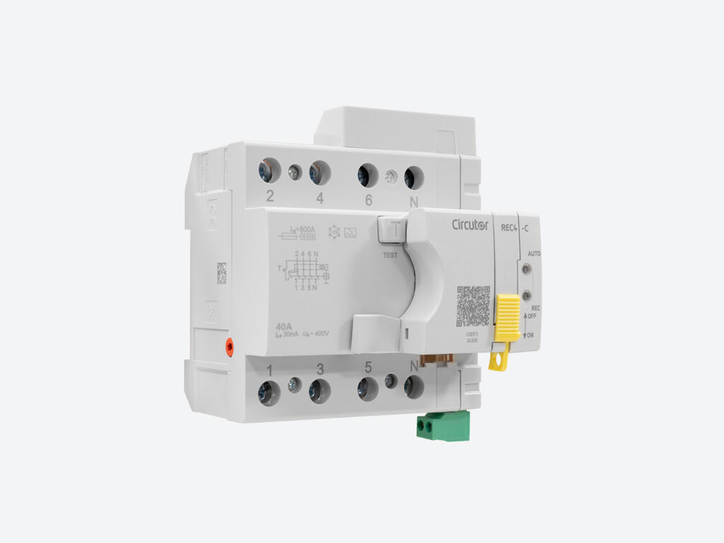 REC4-C 4P 63 300, RCCB with self-reclosing, 4 poles
