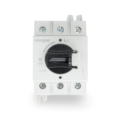 Switch Disconnector S3 3P & 3P+N 16-125A Din Direct black handle